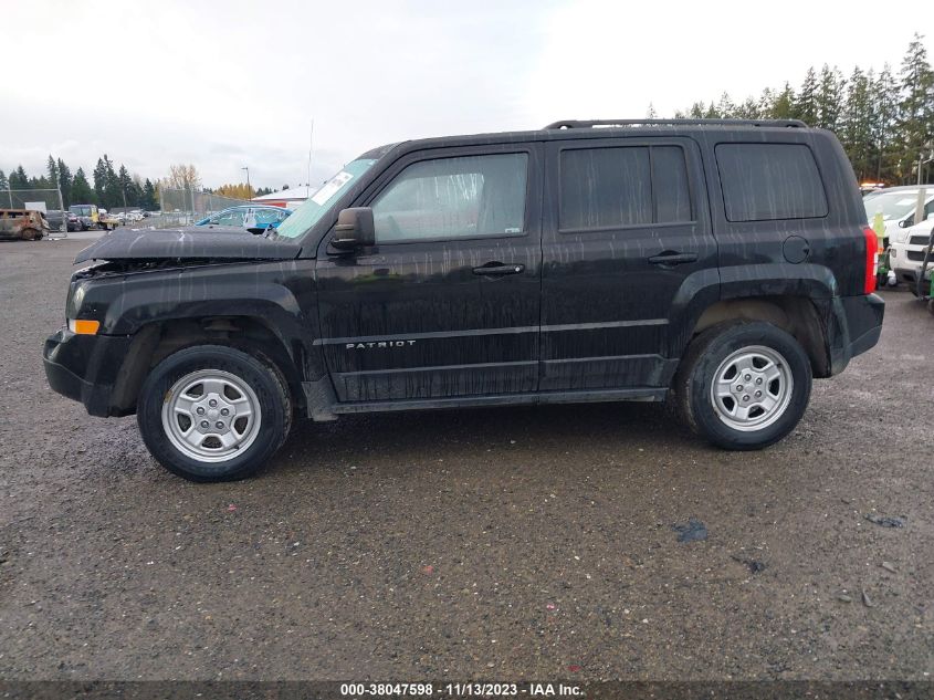 2014 JEEP PATRIOT SPORT - 1C4NJRBBXED558170