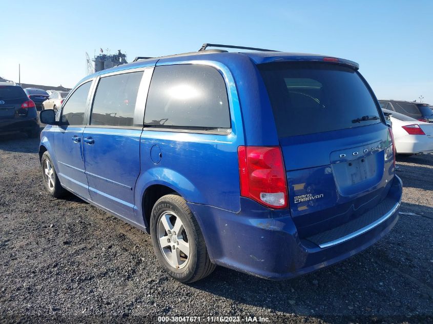 2013 DODGE GRAND CARAVAN SXT - 2C4RDGCG3DR651325