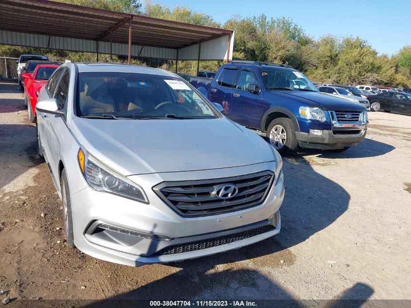 2016 HYUNDAI SONATA 2.4L SPORT - 5NPE34AF8GH416141