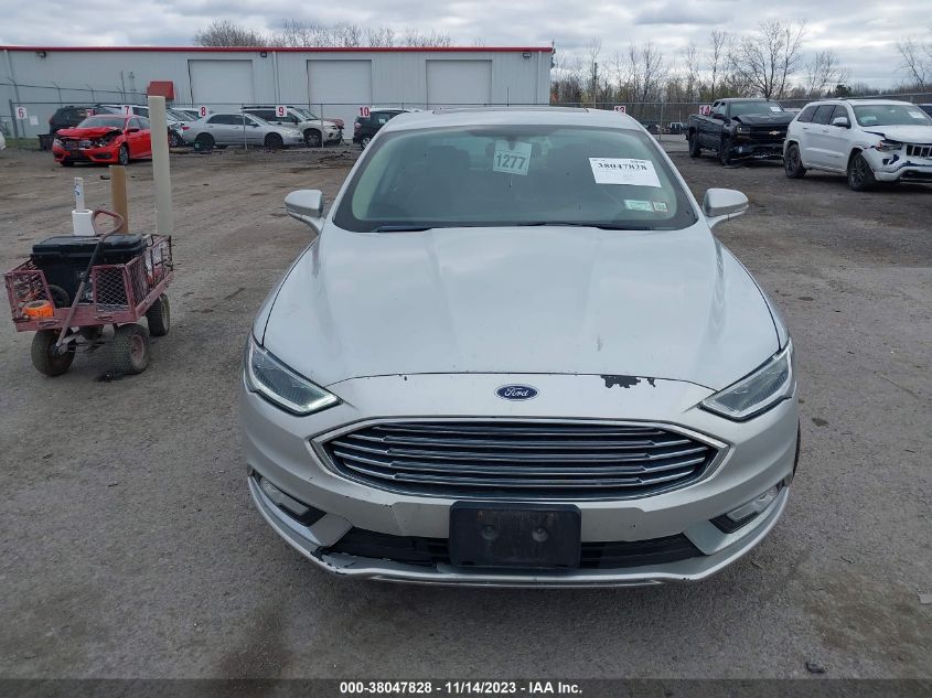 2017 FORD FUSION SE - 3FA6P0H96HR119018