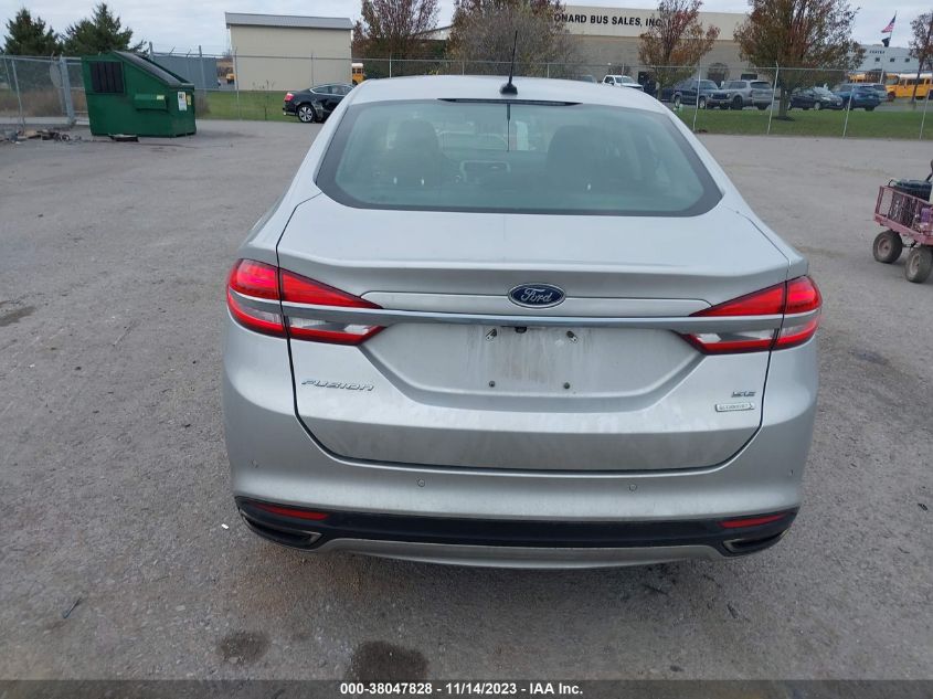 2017 FORD FUSION SE - 3FA6P0H96HR119018