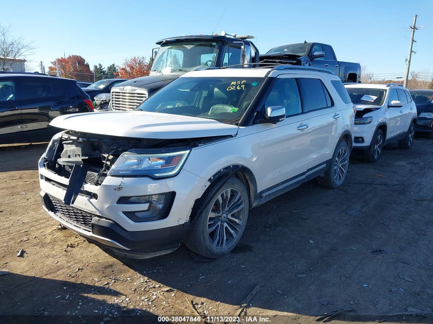 VIN 1FM5K8HTXHGA10269 2017 FORD EXPLORER PLATINUM