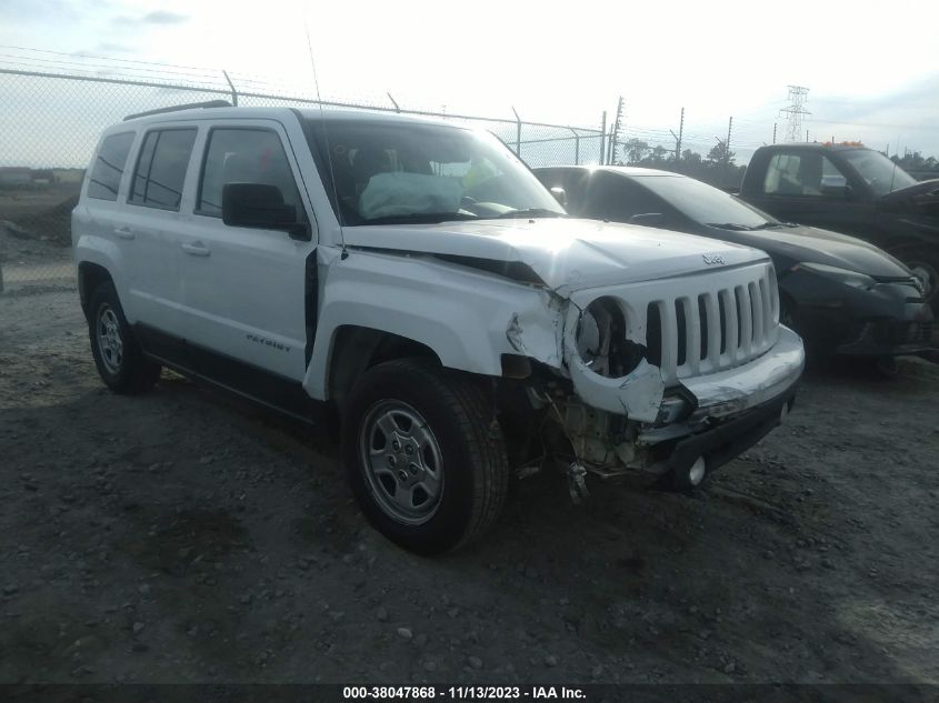 2016 JEEP PATRIOT SPORT - 1C4NJPBA0GD744167