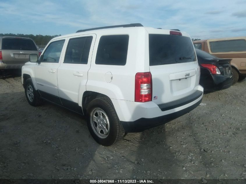 2016 JEEP PATRIOT SPORT - 1C4NJPBA0GD744167