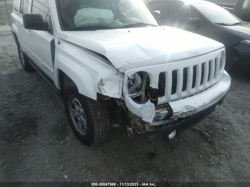 2016 JEEP PATRIOT SPORT - 1C4NJPBA0GD744167