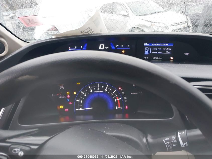 2013 HONDA CIVIC EX - 19XFB2F86DE030565