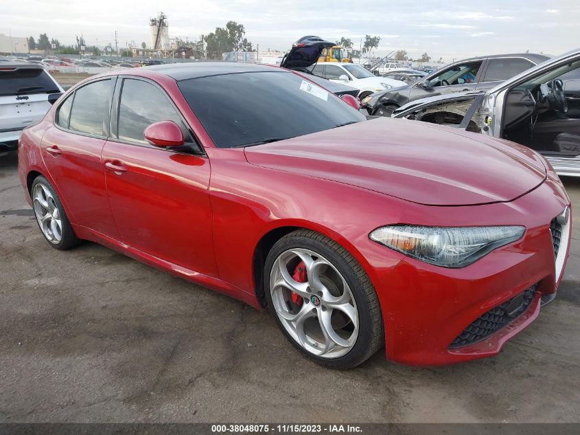 VIN ZARFAMBN3K7606836 Alfa Romeo Giulia TI SPORT RWD 2019