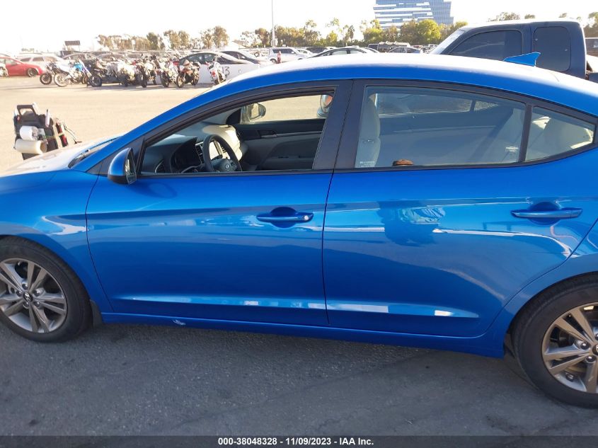 2018 HYUNDAI ELANTRA SEL - 5NPD84LF3JH232453