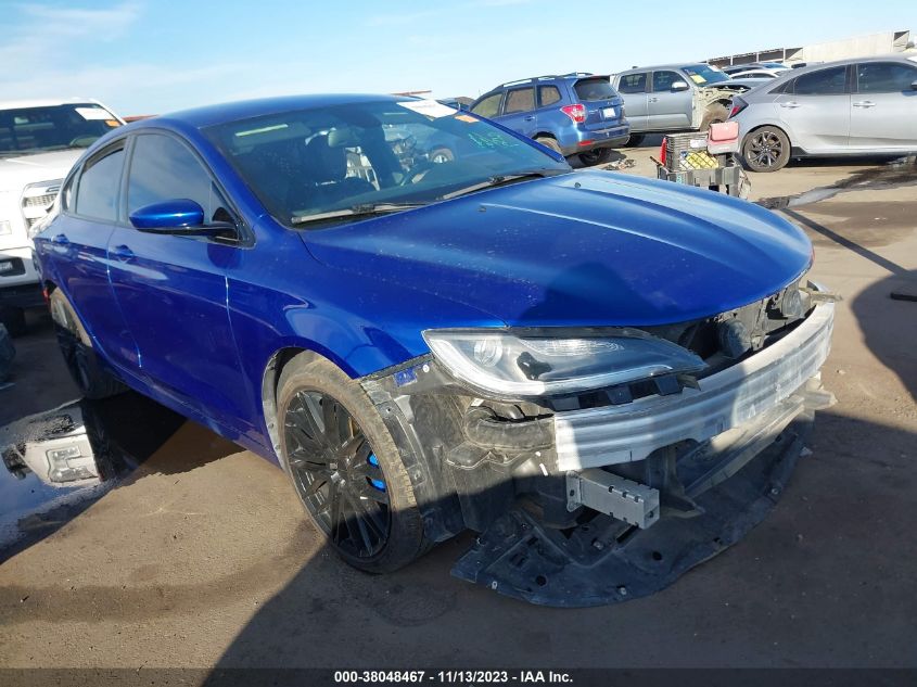 2015 CHRYSLER 200 S - 1C3CCCBB4FN511926