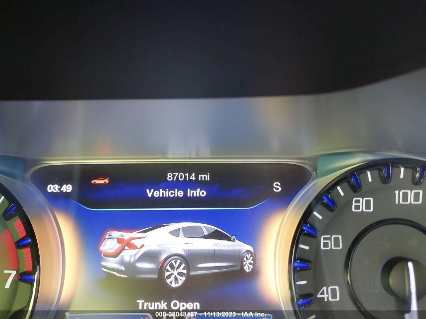 2015 CHRYSLER 200 S - 1C3CCCBB4FN511926