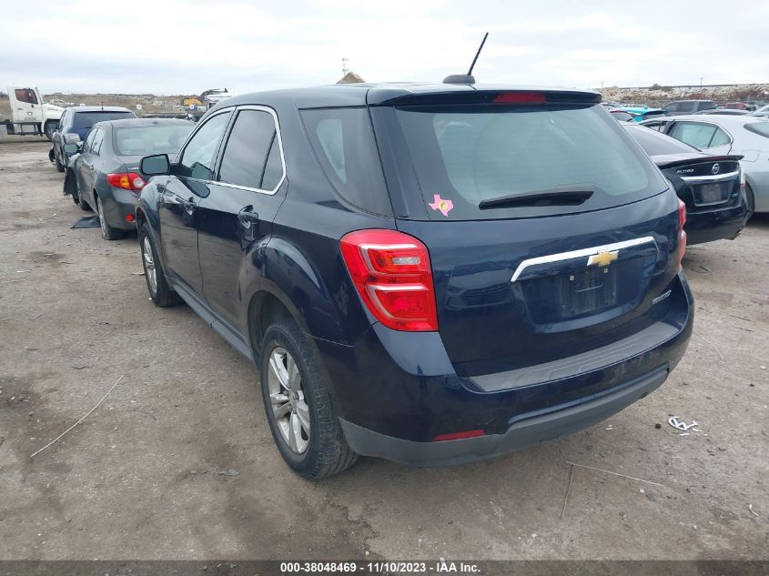 2016 CHEVROLET EQUINOX LS - 2GNALBEK5G1143999