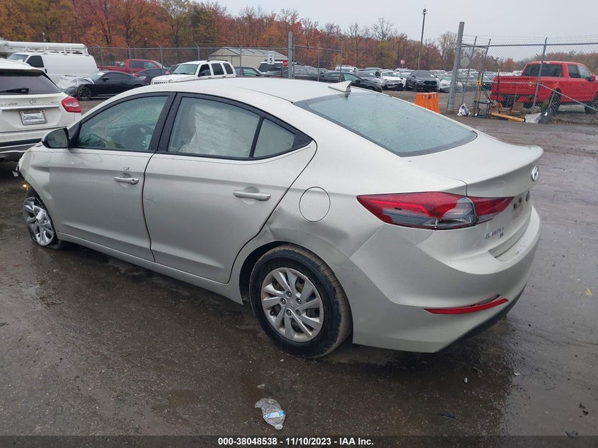 VIN 5NPD74LF6JH366277 2018 HYUNDAI ELANTRA SE