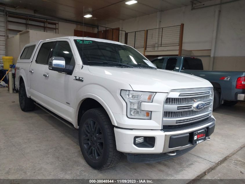 2015 FORD F-150 PLATINUM - 1FTEW1EG2FFA17968