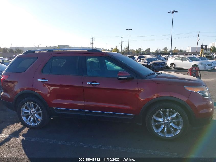 2014 FORD EXPLORER LIMITED - 1FM5K7F8XEGB10747
