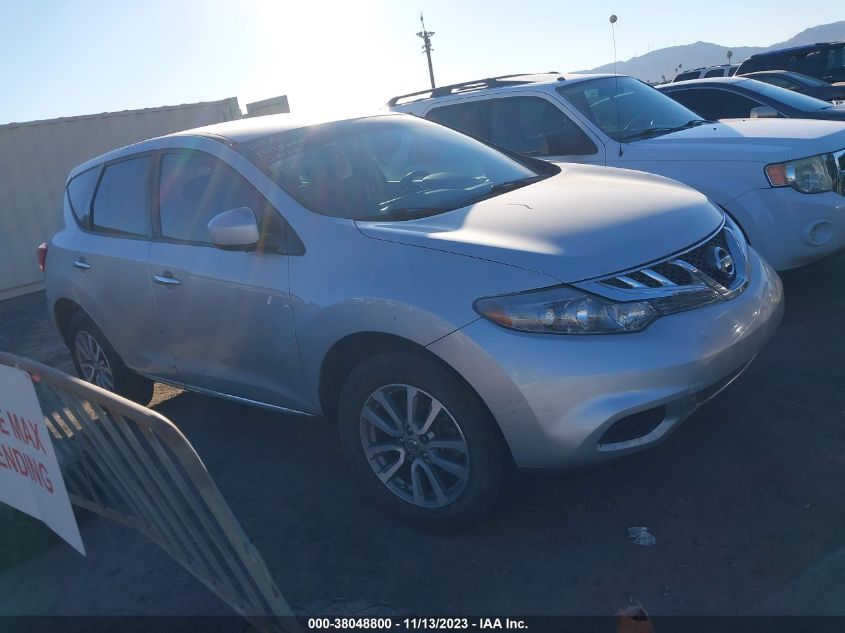 2013 NISSAN MURANO S - JN8AZ1MUXDW214062