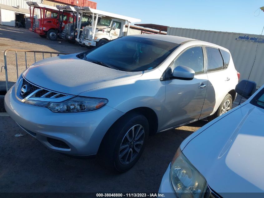 2013 NISSAN MURANO S - JN8AZ1MUXDW214062
