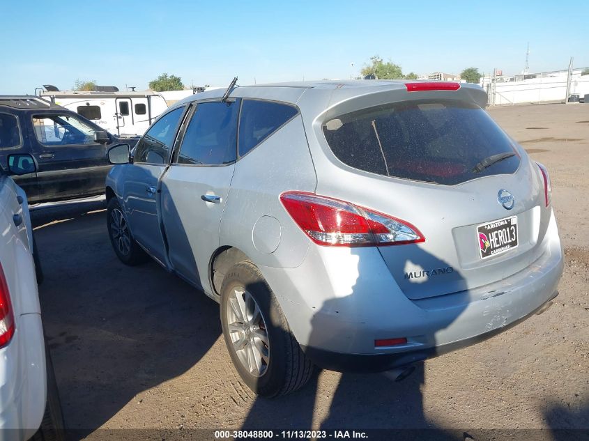 2013 NISSAN MURANO S - JN8AZ1MUXDW214062