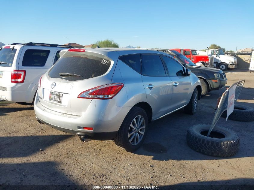2013 NISSAN MURANO S - JN8AZ1MUXDW214062