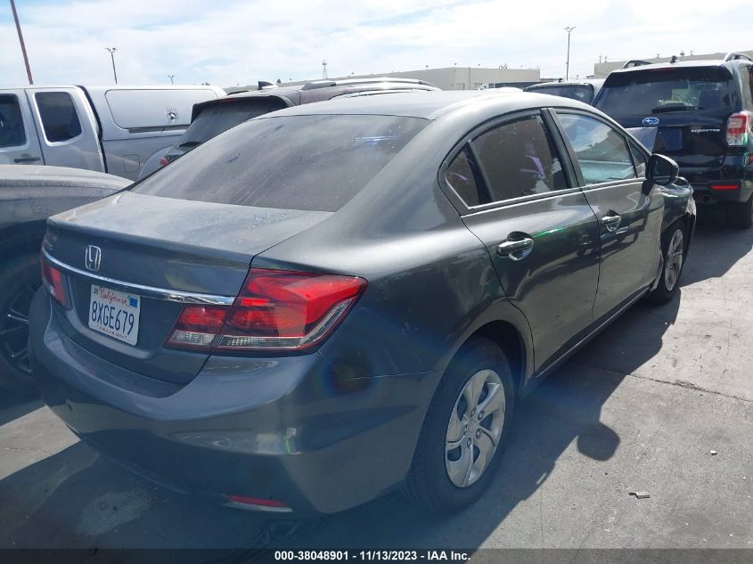 2013 HONDA CIVIC LX - 19XFB2F54DE254813