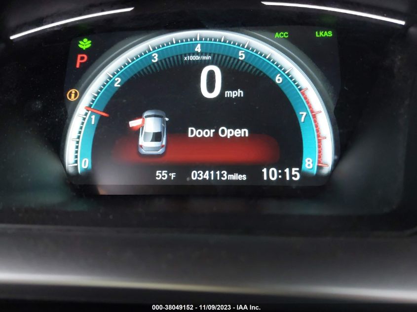 2018 HONDA CIVIC TOURING - JHMFC1F95JX024394
