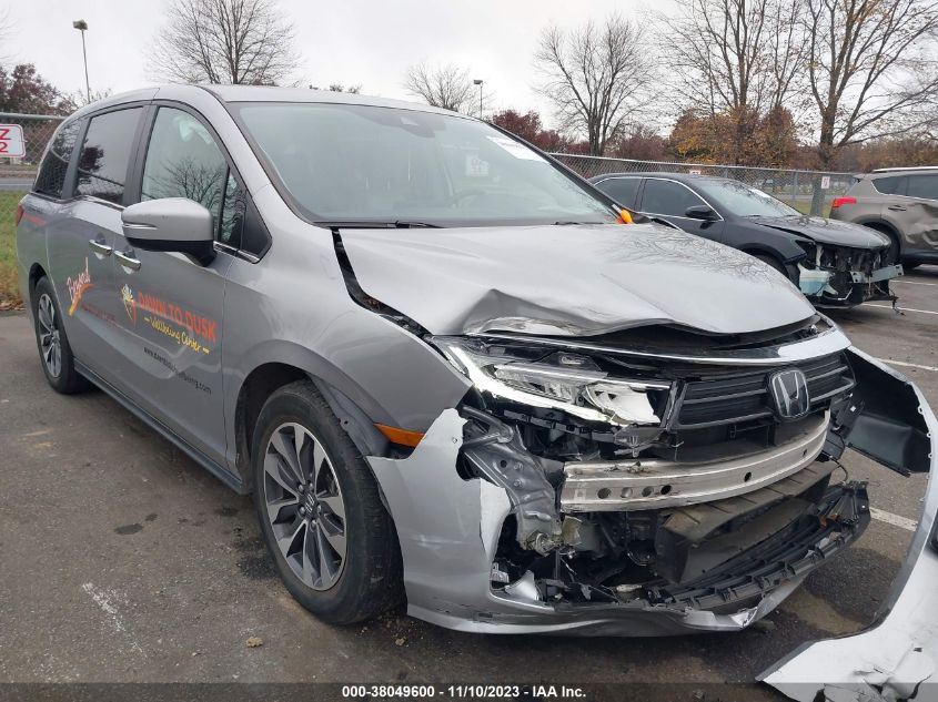 2022 HONDA ODYSSEY EXL - 5FNRL6H71NB029521