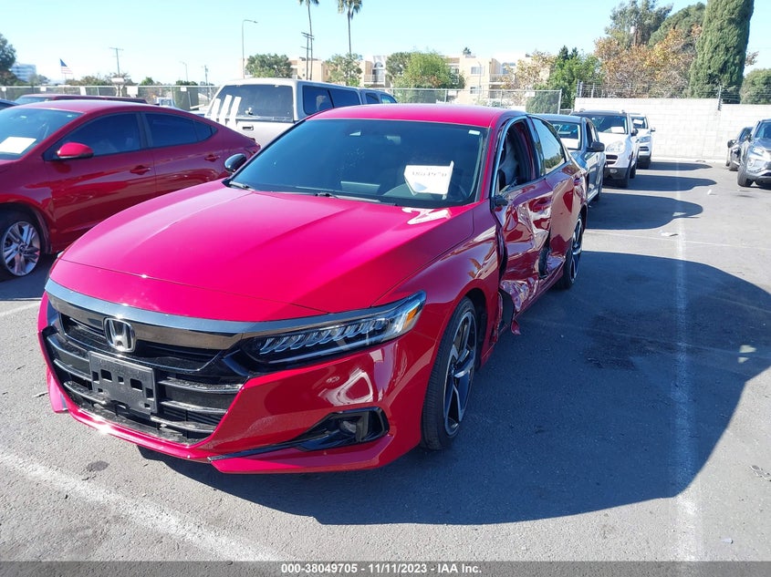 VIN 1HGCV1F34MA079762 2021 HONDA ACCORD SPORT