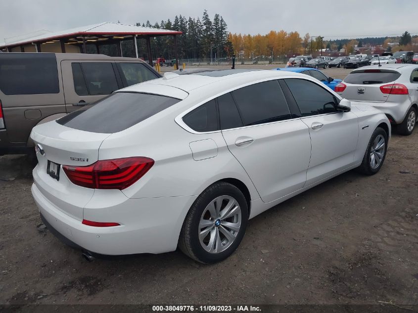 2014 BMW 535I GRAN TURISMO WBA5M2C50ED085710