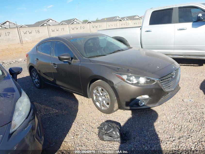 2016 MAZDA MAZDA3 I SPORT - JM1BM1T75G1288727