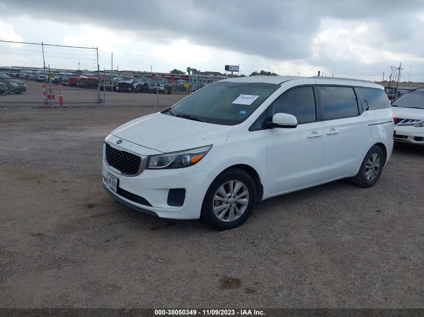 2015 KIA SEDONA LX - KNDMB5C12F6038106