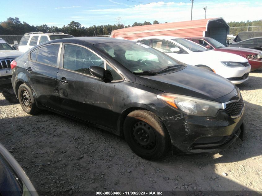 2016 KIA FORTE LX - KNAFK4A68G5487778