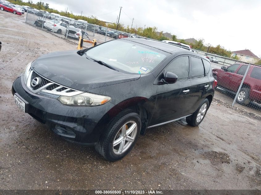 2013 NISSAN MURANO S - JN8AZ1MU5DW209982