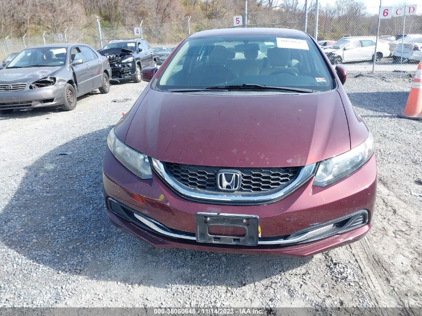 2015 HONDA CIVIC LX - 19XFB2F51FE229192