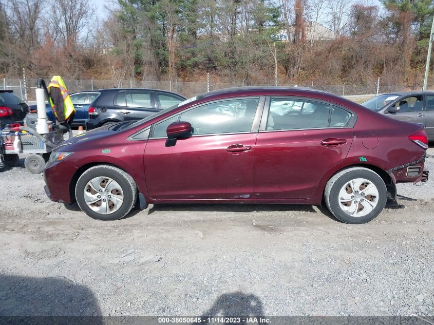 2015 HONDA CIVIC LX - 19XFB2F51FE229192