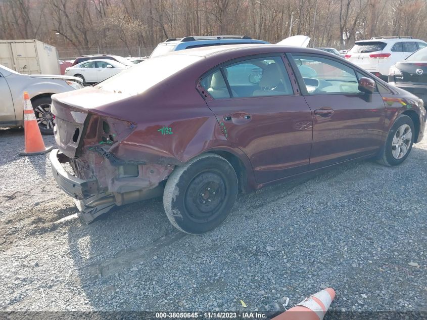 2015 HONDA CIVIC LX - 19XFB2F51FE229192