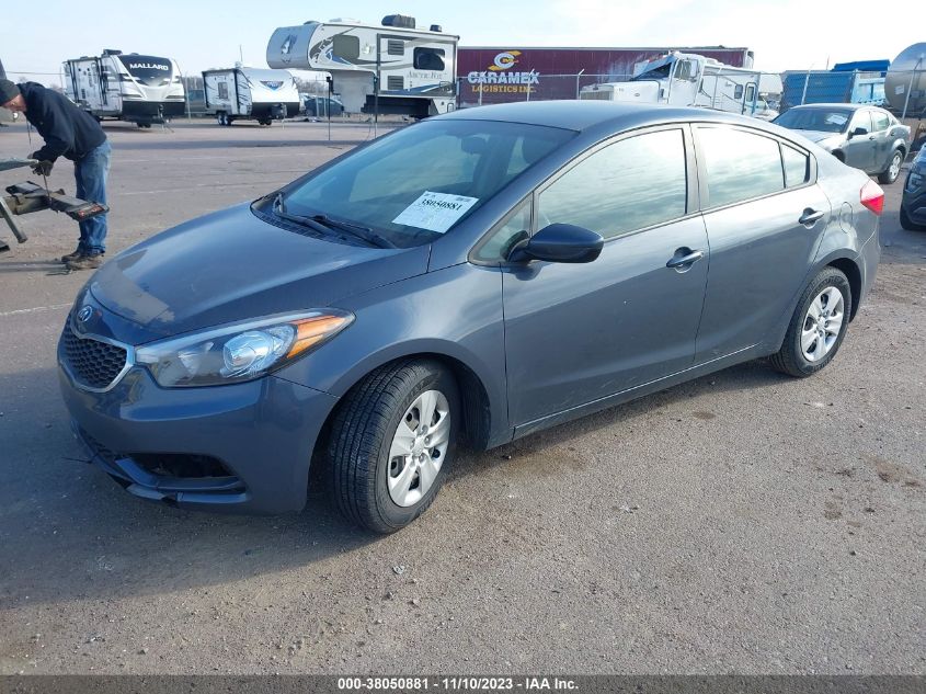 2016 KIA FORTE LX - KNAFK4A67G5584079