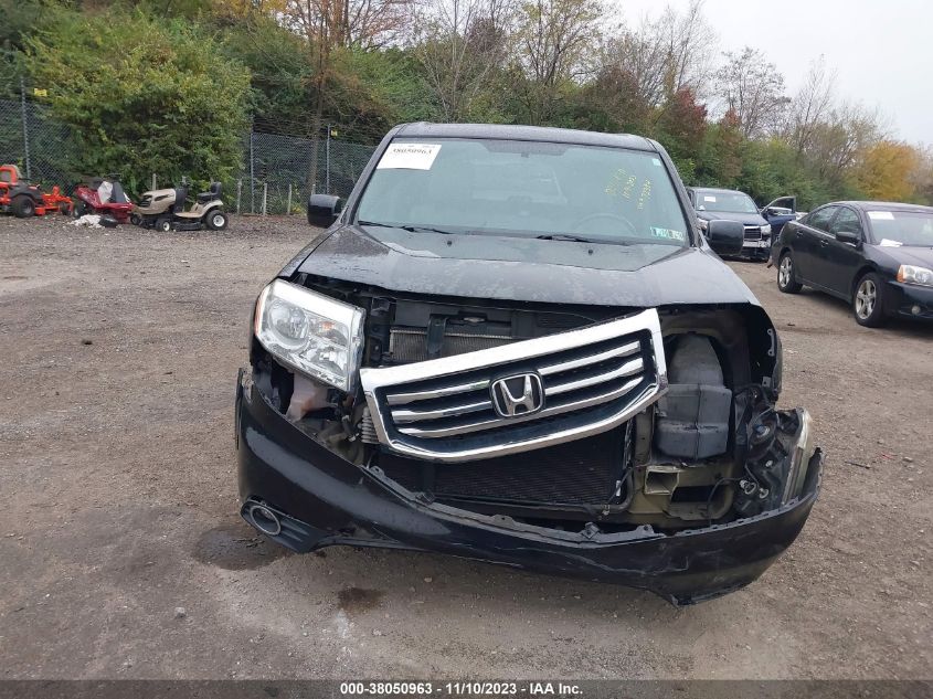 2013 HONDA PILOT EXL - 5FNYF4H68DB072394
