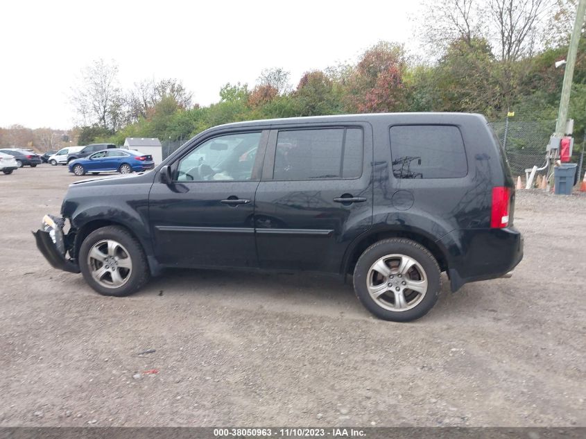 2013 HONDA PILOT EXL - 5FNYF4H68DB072394