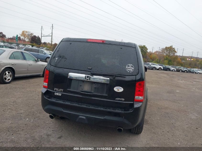 2013 HONDA PILOT EXL - 5FNYF4H68DB072394