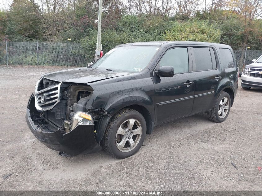 2013 HONDA PILOT EXL - 5FNYF4H68DB072394