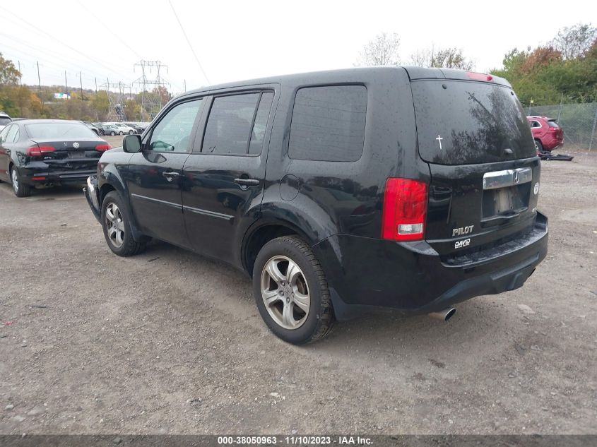 2013 HONDA PILOT EXL - 5FNYF4H68DB072394