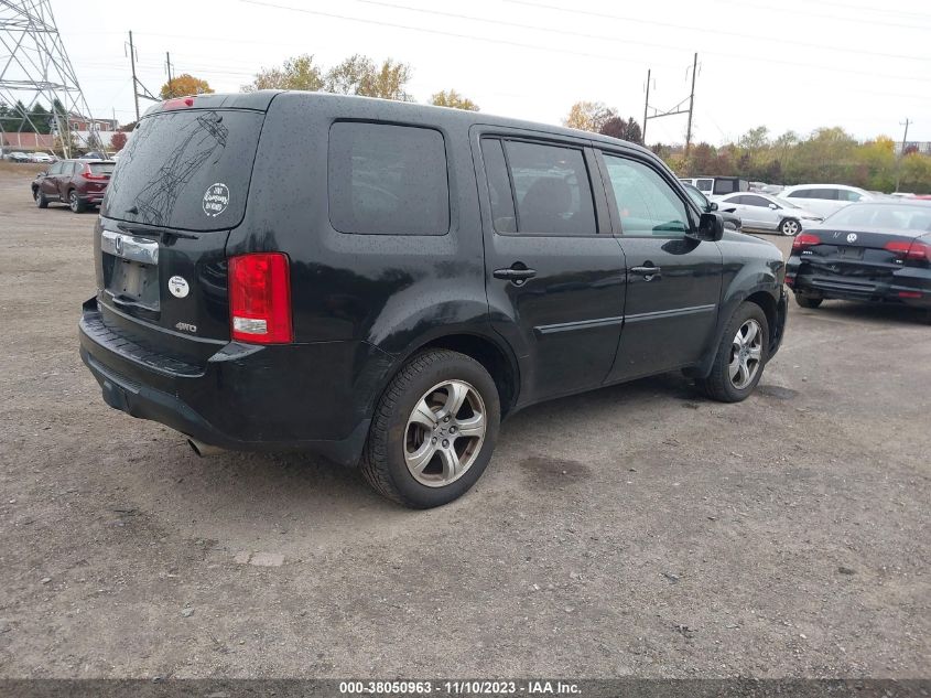 2013 HONDA PILOT EXL - 5FNYF4H68DB072394