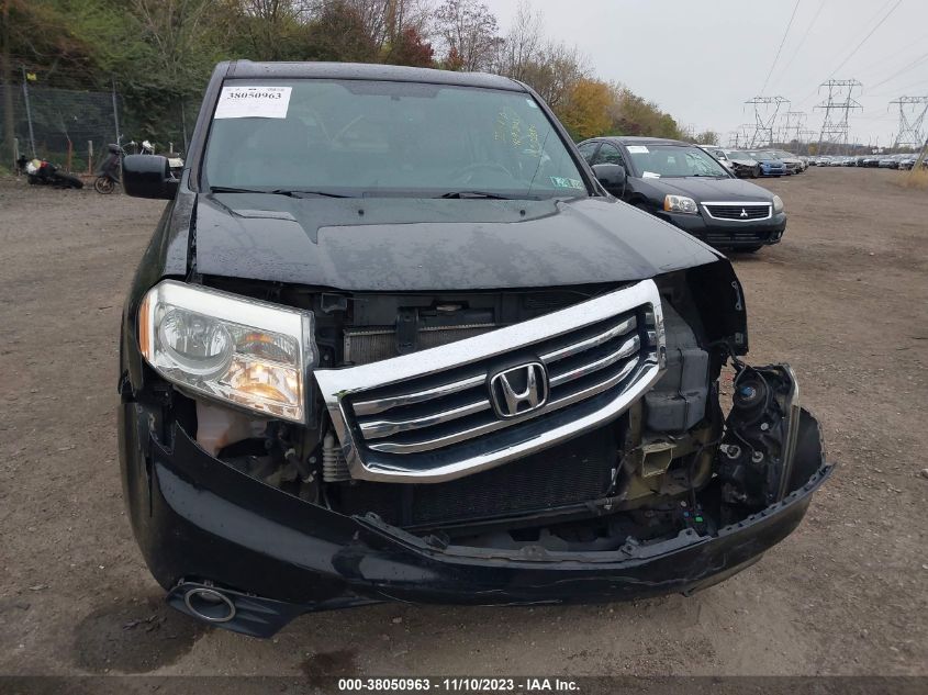 2013 HONDA PILOT EXL - 5FNYF4H68DB072394