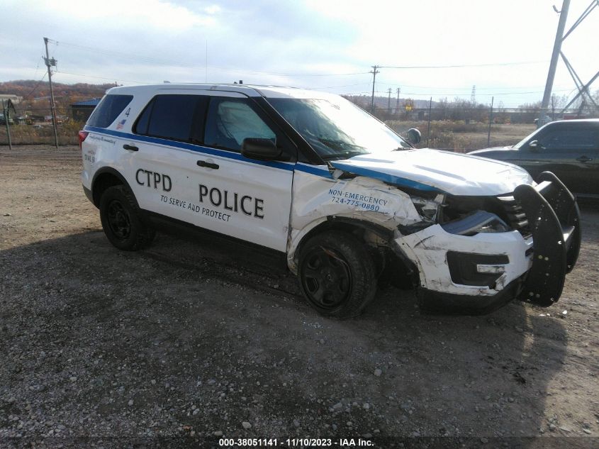 1FM5K8AR7HGB72035 FORD UTILITY POLICE 2017