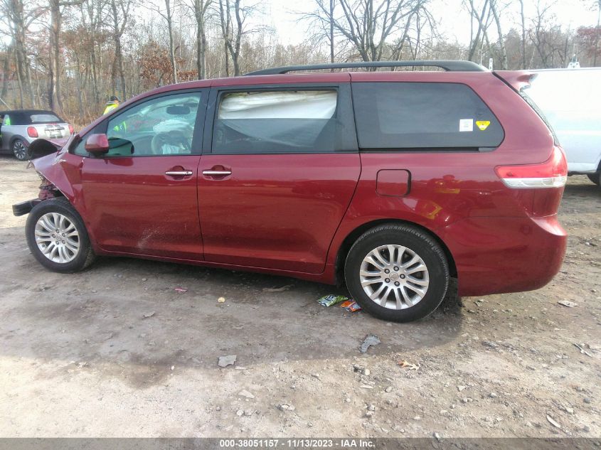2014 TOYOTA SIENNA XLE V6 8 PASSENGER - 5TDYK3DC3ES493843