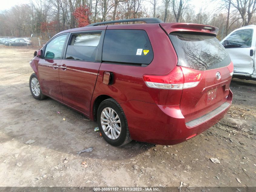 2014 TOYOTA SIENNA XLE V6 8 PASSENGER - 5TDYK3DC3ES493843
