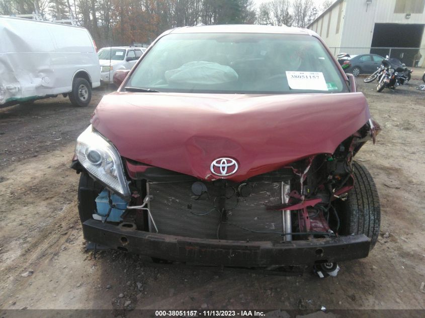 2014 TOYOTA SIENNA XLE V6 8 PASSENGER - 5TDYK3DC3ES493843