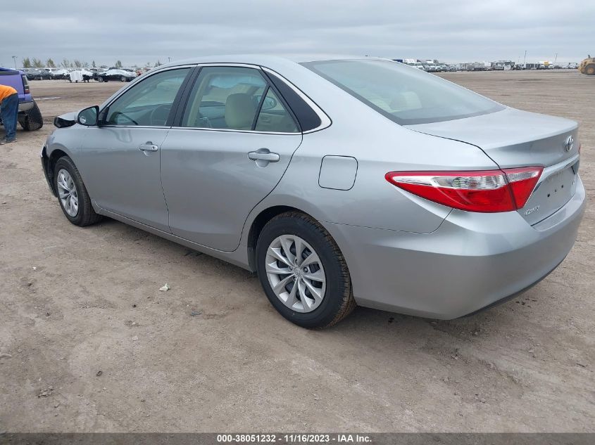 2015 TOYOTA CAMRY LE - 4T4BF1FK3FR480317