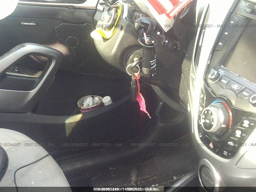 2013 HYUNDAI VELOSTER W/GRAY INT - KMHTC6ADXDU087019