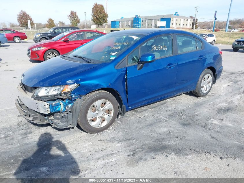 2013 HONDA CIVIC LX - 2HGFB2F56DH573121