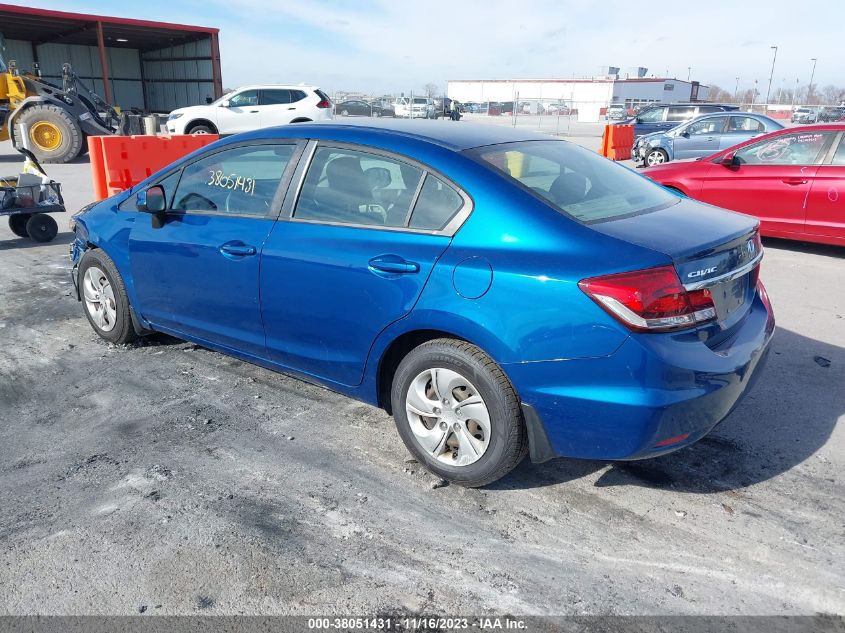 2013 HONDA CIVIC LX - 2HGFB2F56DH573121